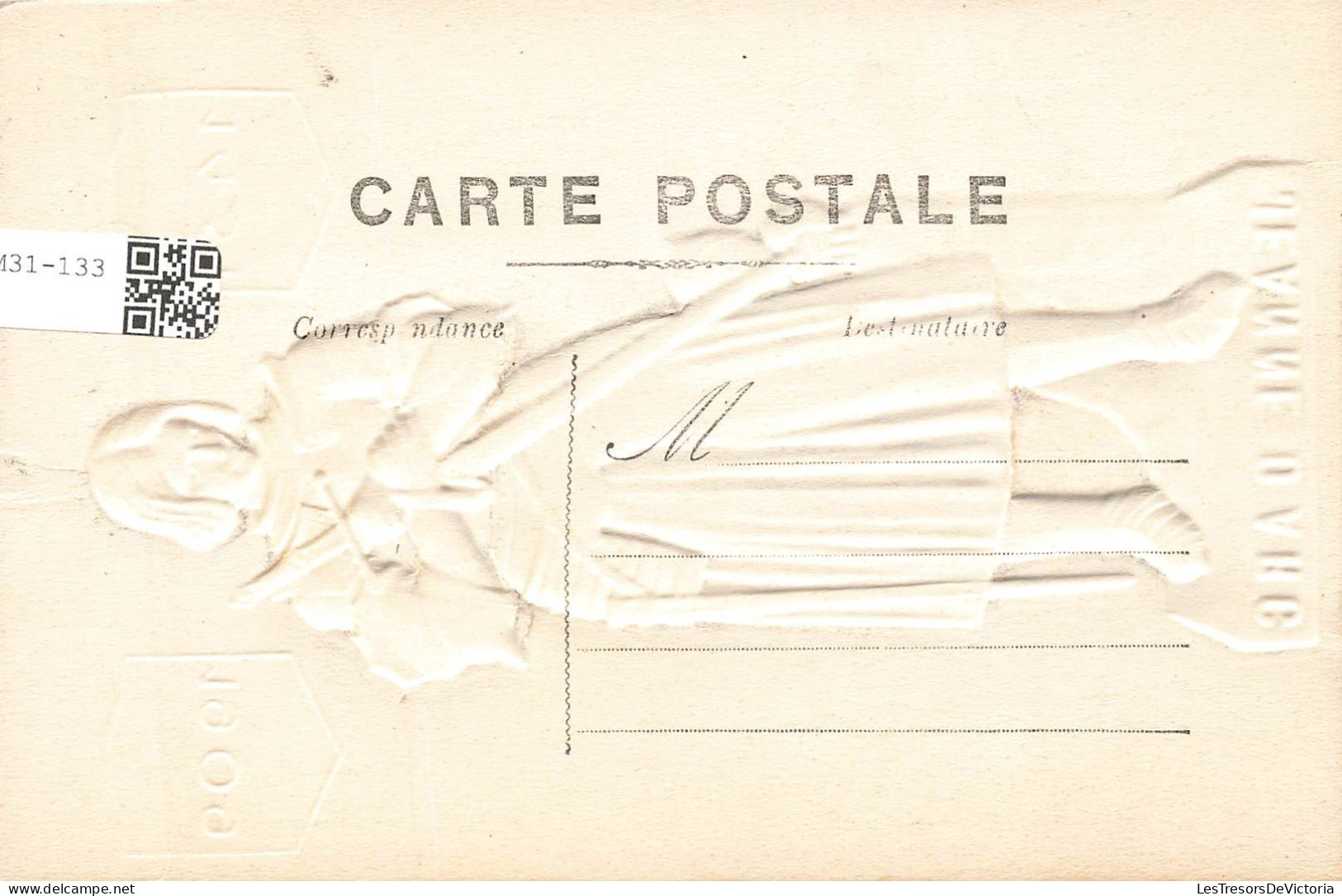 CELEBRITE - Personnage Historique - Jeanne D'Arc - 1431 1909 - Carte Gauffrée - Carte Postale Ancienne - Personaggi Storici