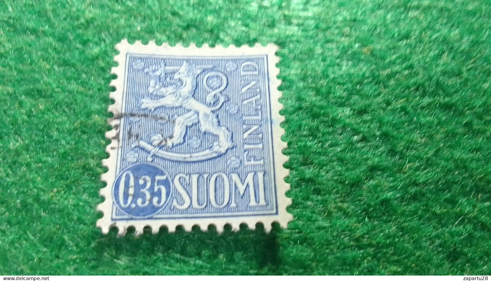 FİNLANDİYA--1960--70            LION        0.35 MK       DAMGALI - Usati