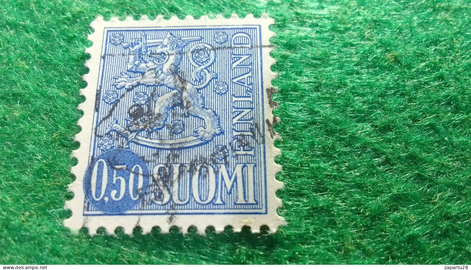 FİNLANDİYA--1960--70            LION        0.50 MK       DAMGALI - Usati