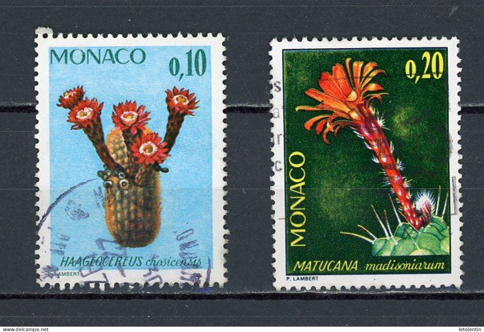 MONACO: -  FLORE - N° Yvert  997+998 Obli. - Used Stamps