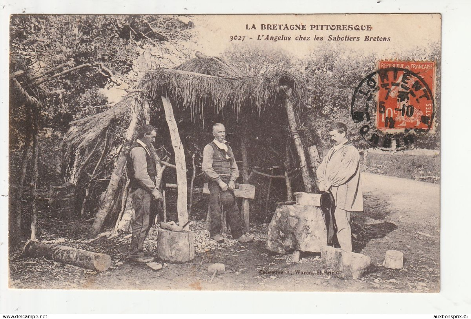 L'ANGELUS CHEZ LES SABOTIERS BRETONS - Bretagne