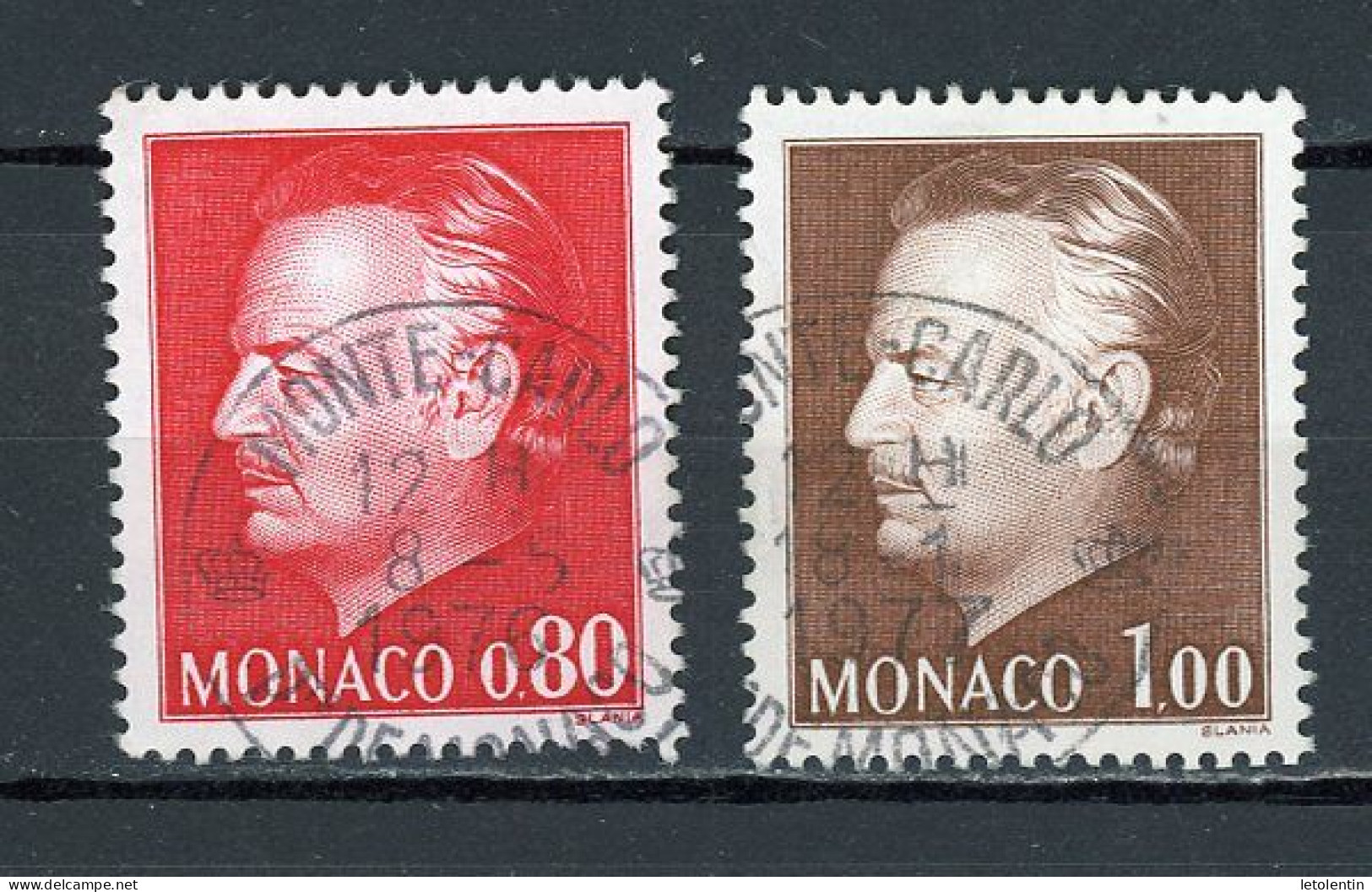 MONACO: -  PRINCE RAINIER - N° Yvert  993+994 Obli. - Oblitérés