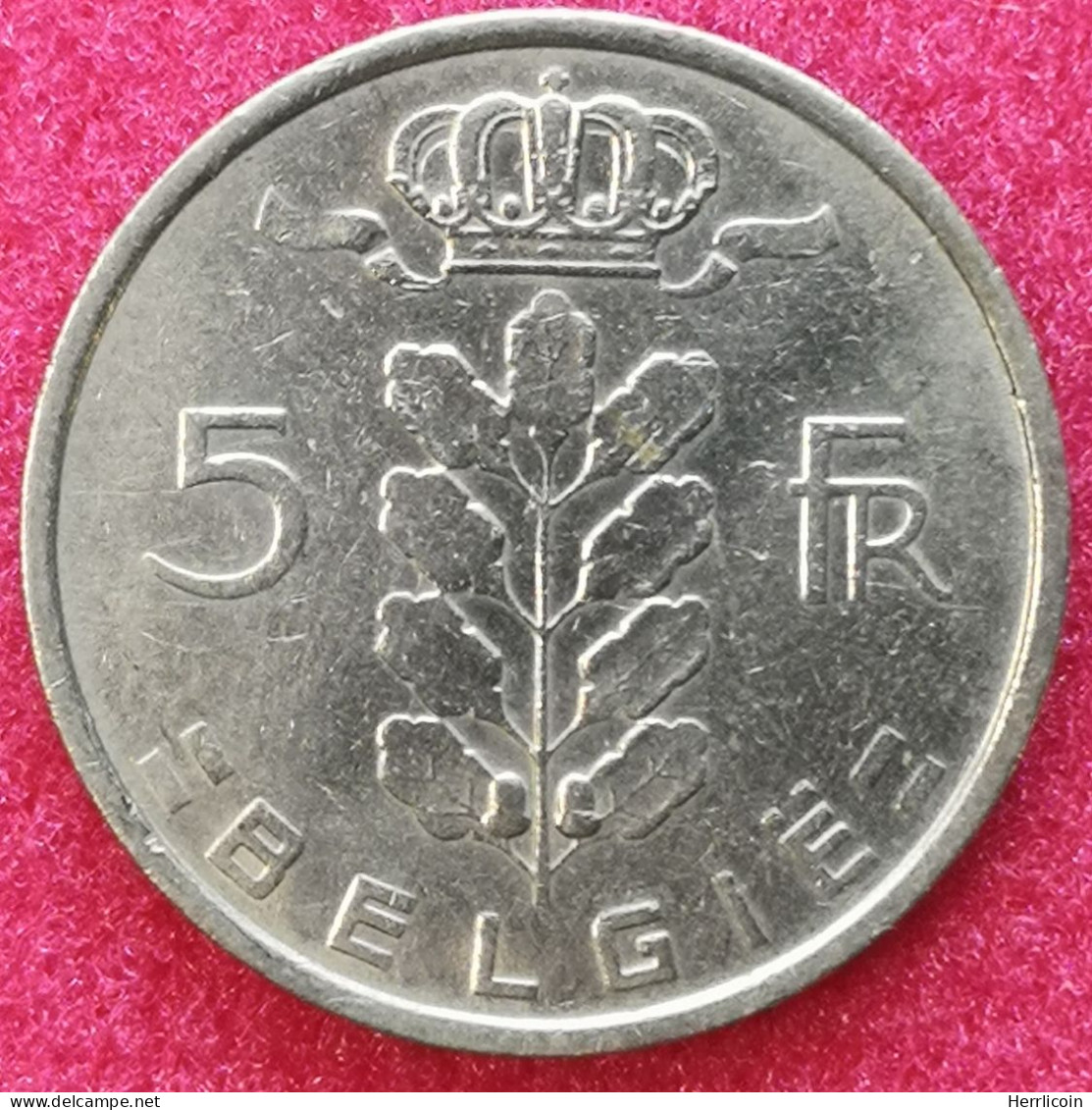Monnaie Belgique - 1975 - 5 Francs - Type Cérès En Néerlandais - 5 Frank
