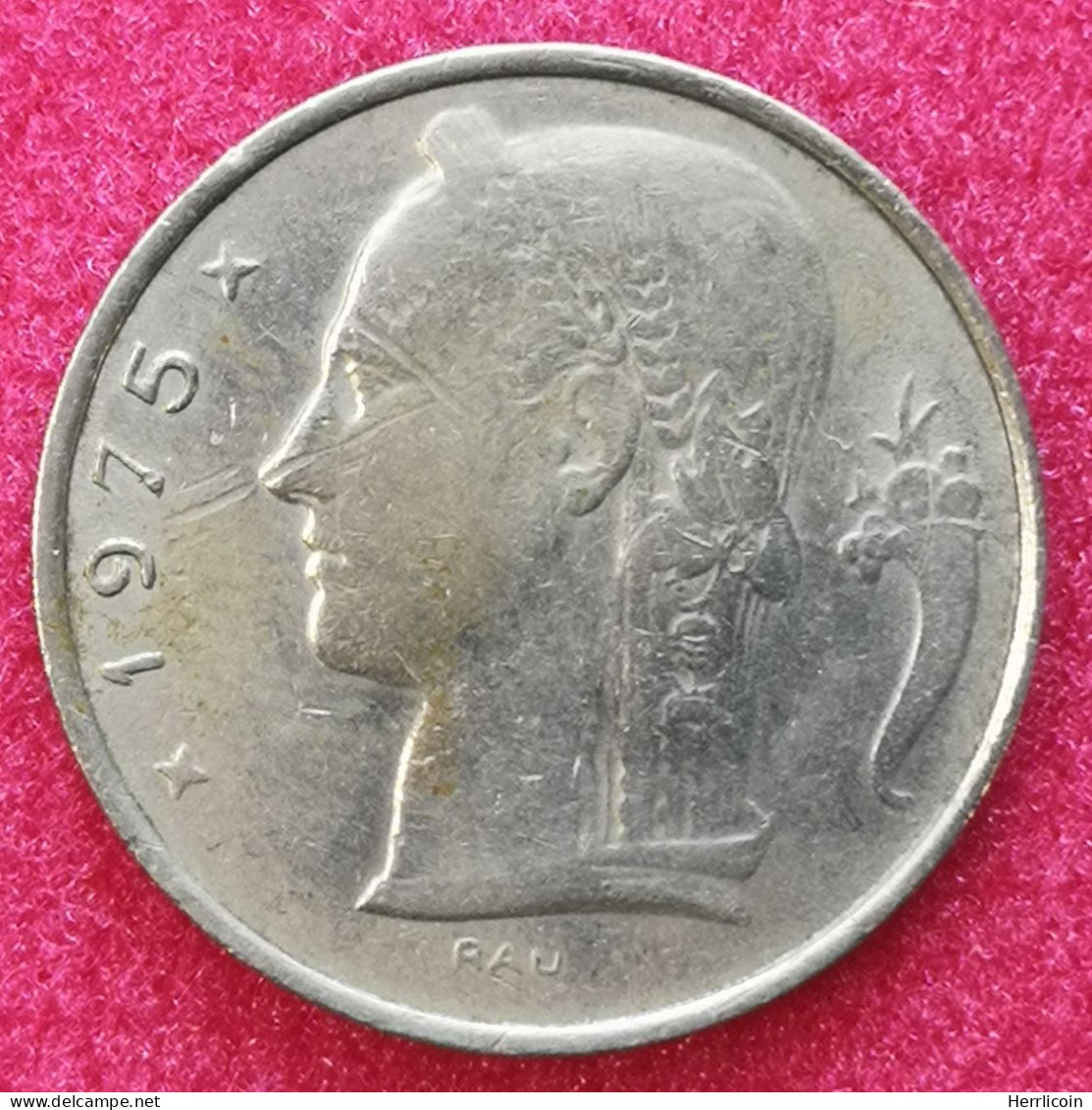 Monnaie Belgique - 1975 - 5 Francs - Type Cérès En Néerlandais - 5 Francs