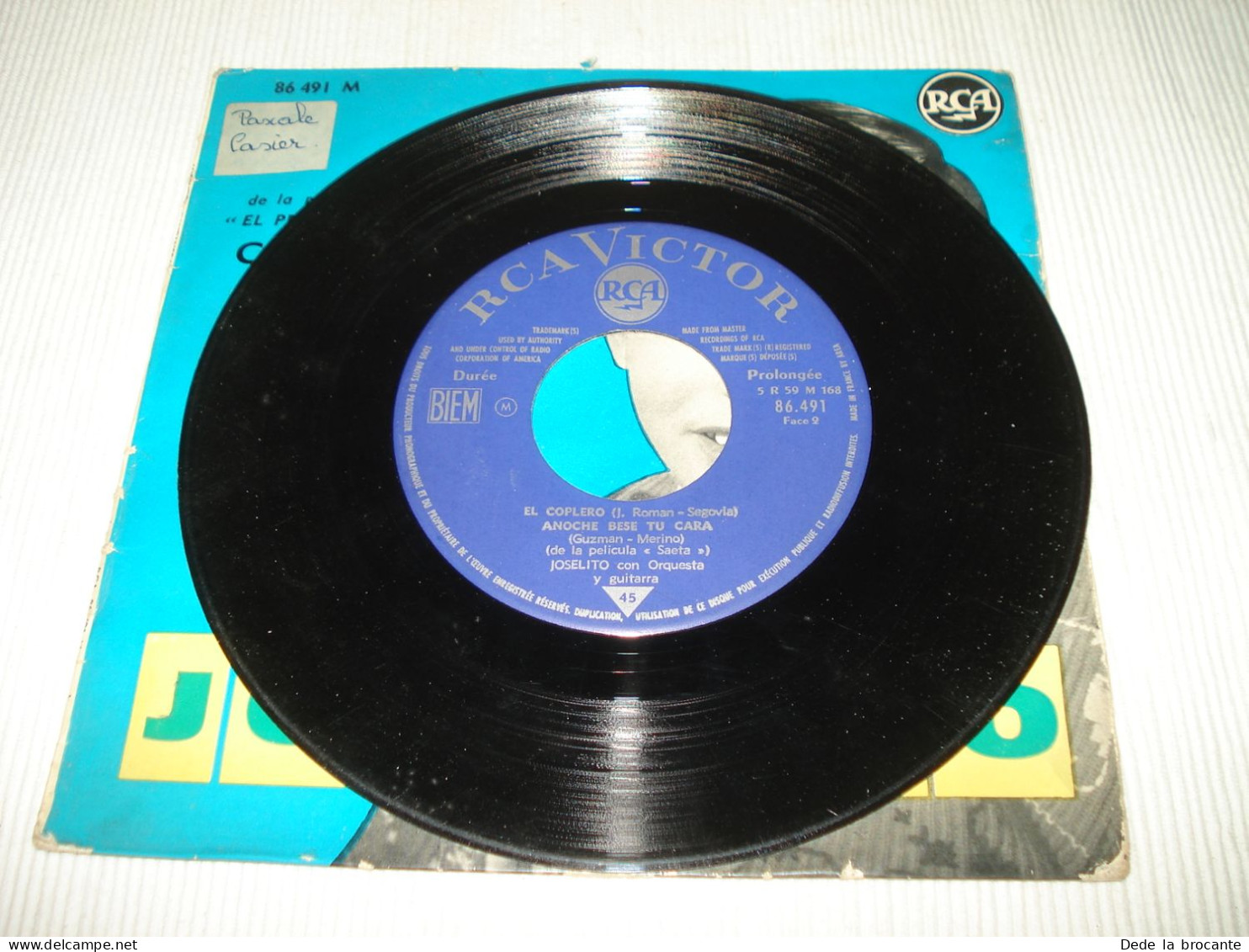 B12 / Joselito – Musique Film Campanera – EP - RCA – 86.491 - FR 1963 -  EX/VG+ - Música De Peliculas