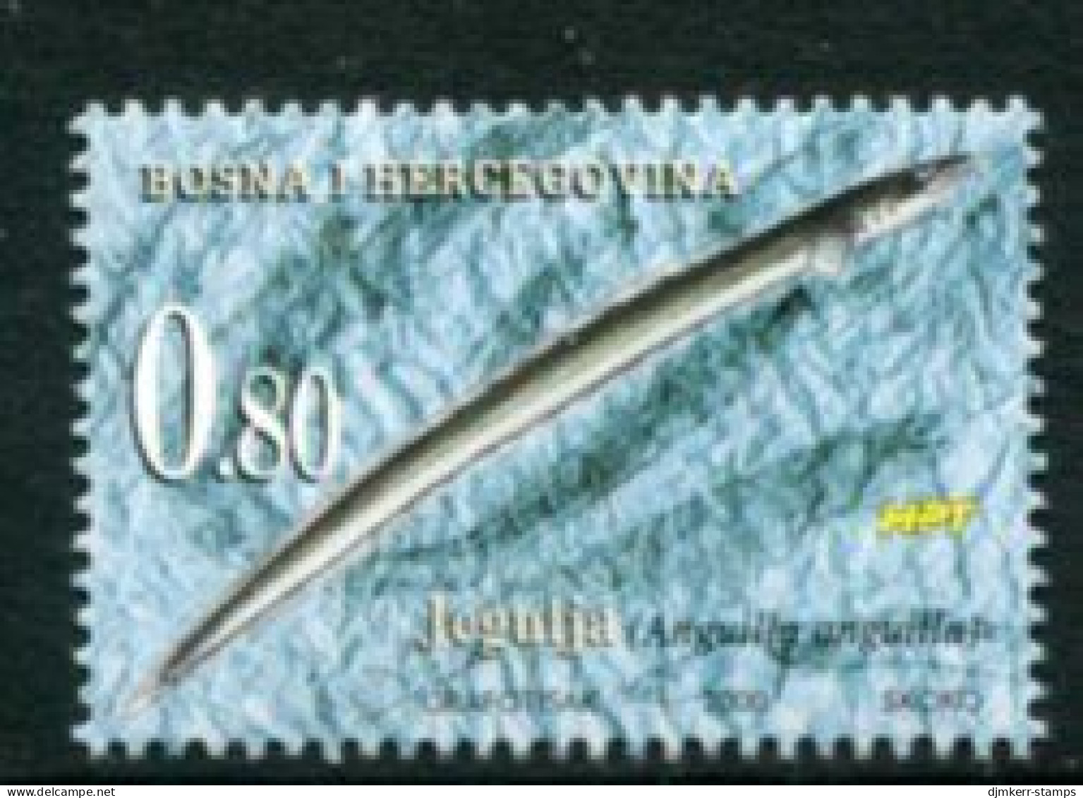 BOSNIA HERCEGOVINA (CROAT) 2000 European Eel MNH / **.  Michel 62 - Bosnien-Herzegowina