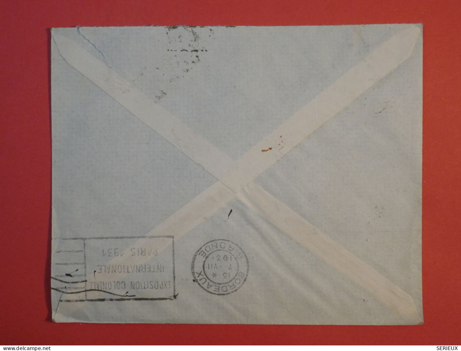 AT0  LIBAN BELLE LETTRE  1931 BEYROUTH A  BORDEAUX FRANCE ++AFF. INTERESSANT++ - Storia Postale