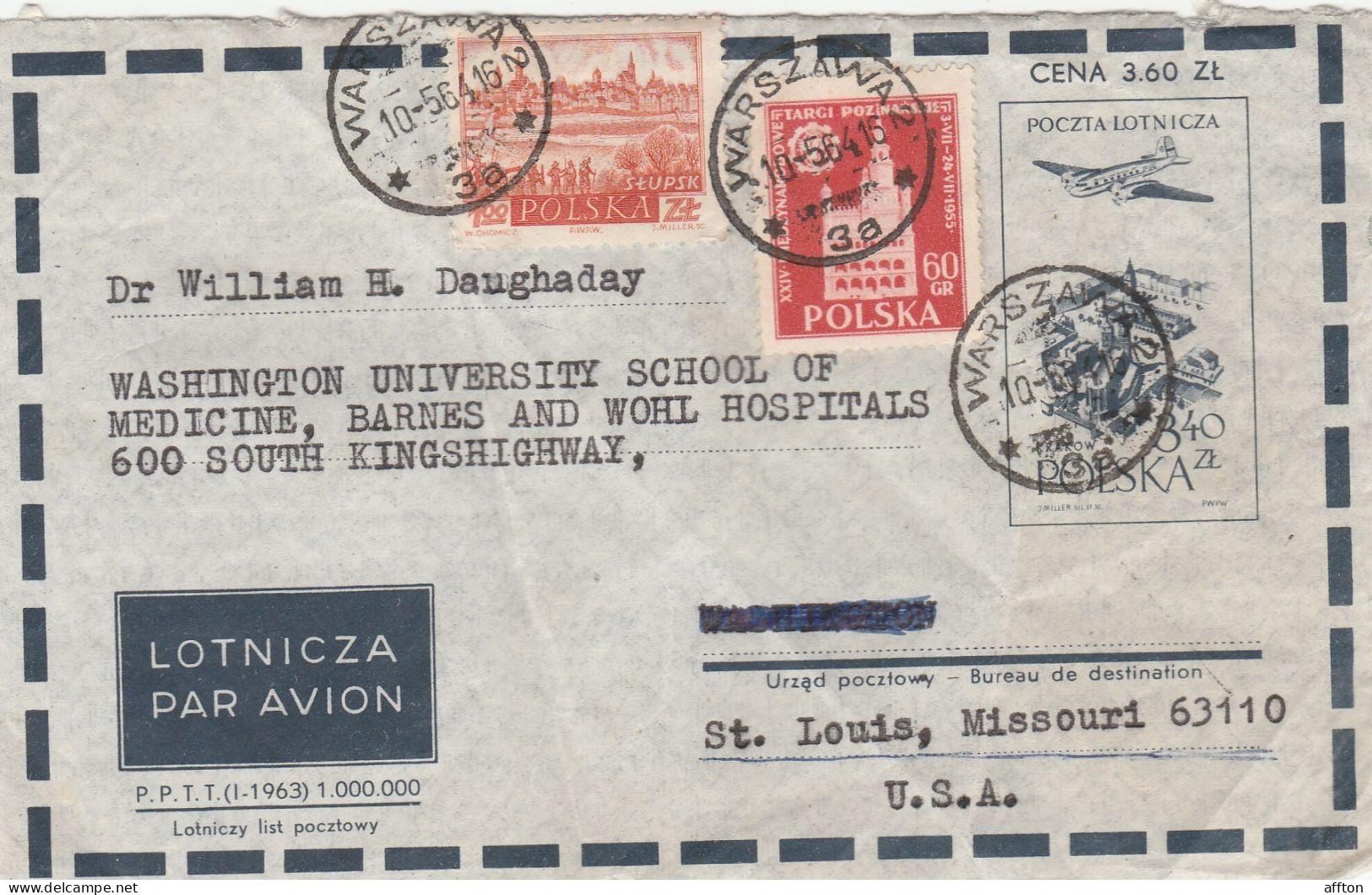 Poland 1956 Cover Mailed - Lettres & Documents