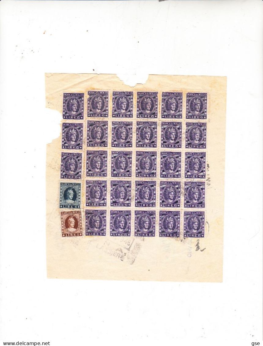 1946 - Documento Commerciale Con Marche Da Bollo - Revenue Stamps