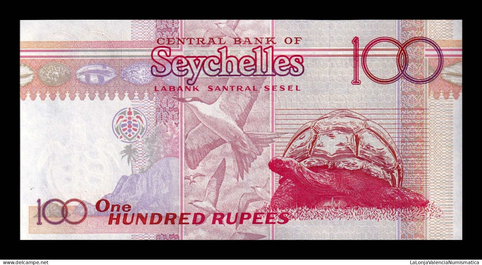 Seychelles 100 Rupees 1998 Pick 39 Sc Unc - Seychellen