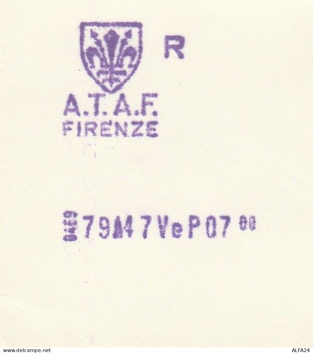 BIGLIETTO ATAF FIRENZE (UB207 - Europa