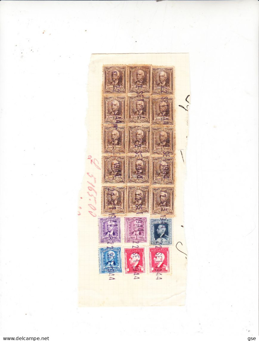 1944 - Documento Commerciale Con Marche Fiscali - Revenue Stamps