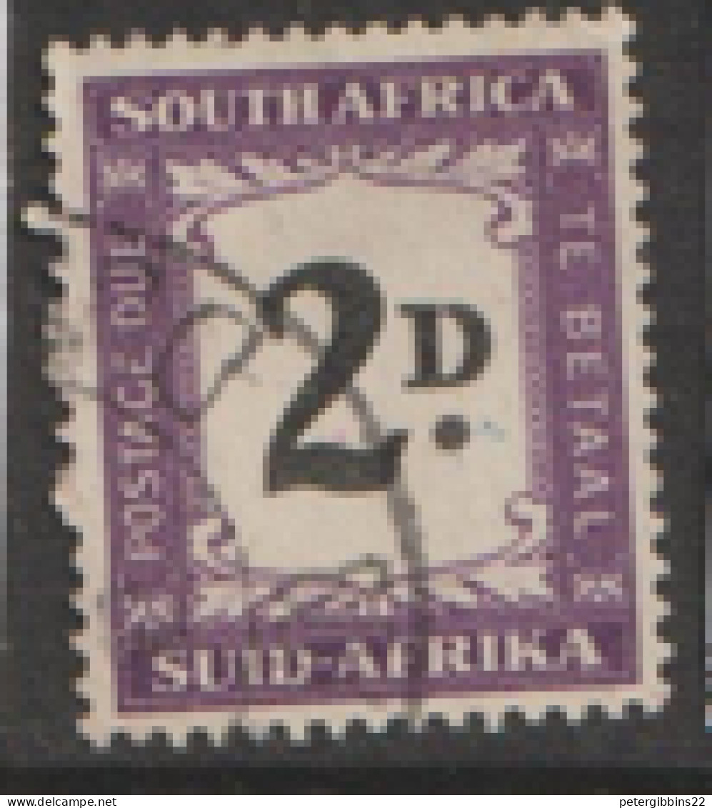 South Africa  1950 SG  D40   2d Postage Due  Fine Used - Gebruikt