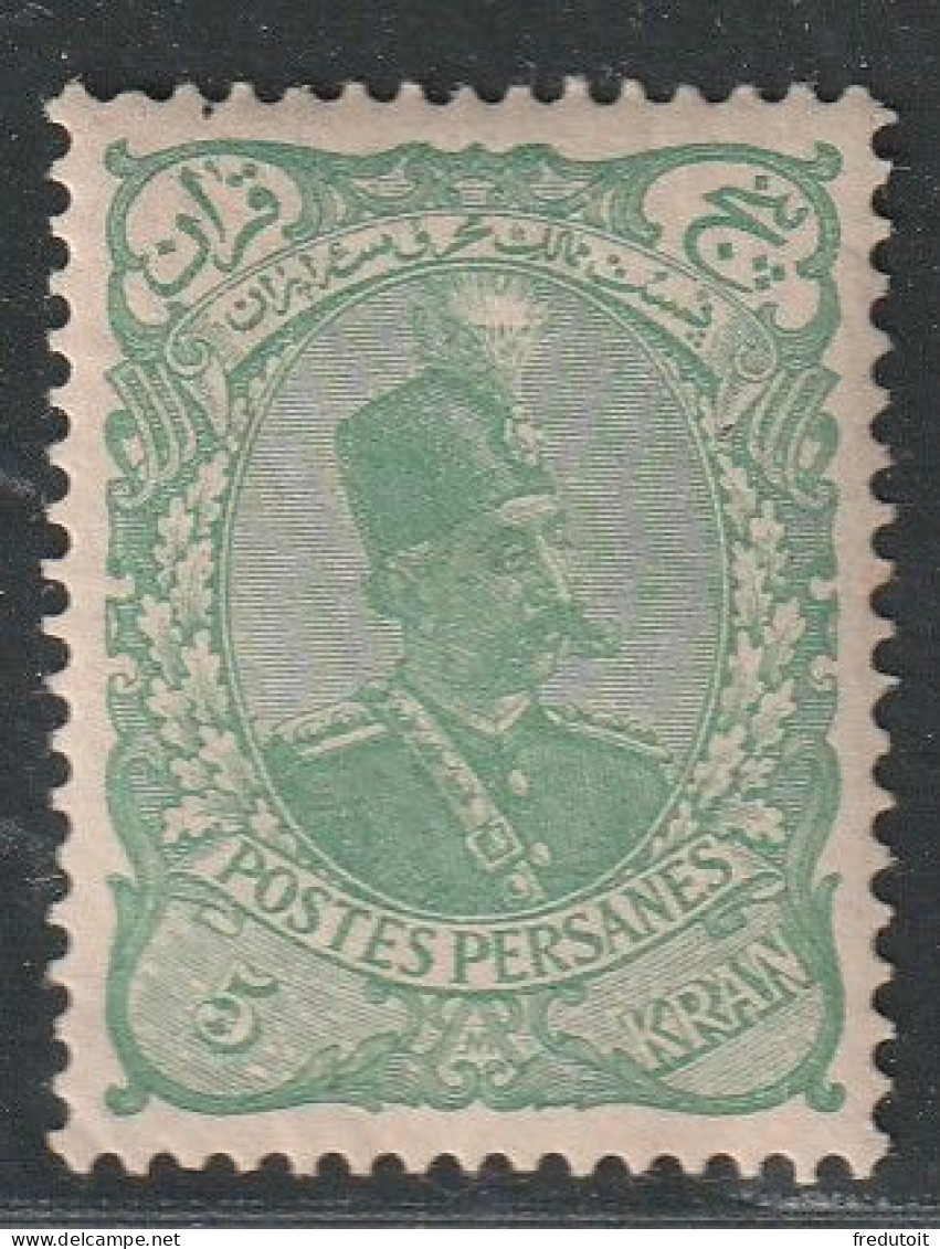 IRAN / PERSE - N°101 * (1898) Mouzaffer Ed Din : 5k Vert - Iran