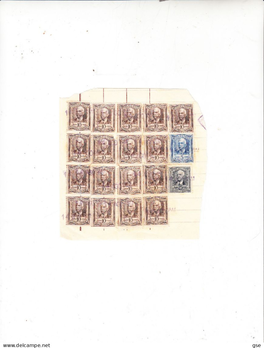 1944 - Documento Commerciale Con Marche Fiscali - Revenue Stamps