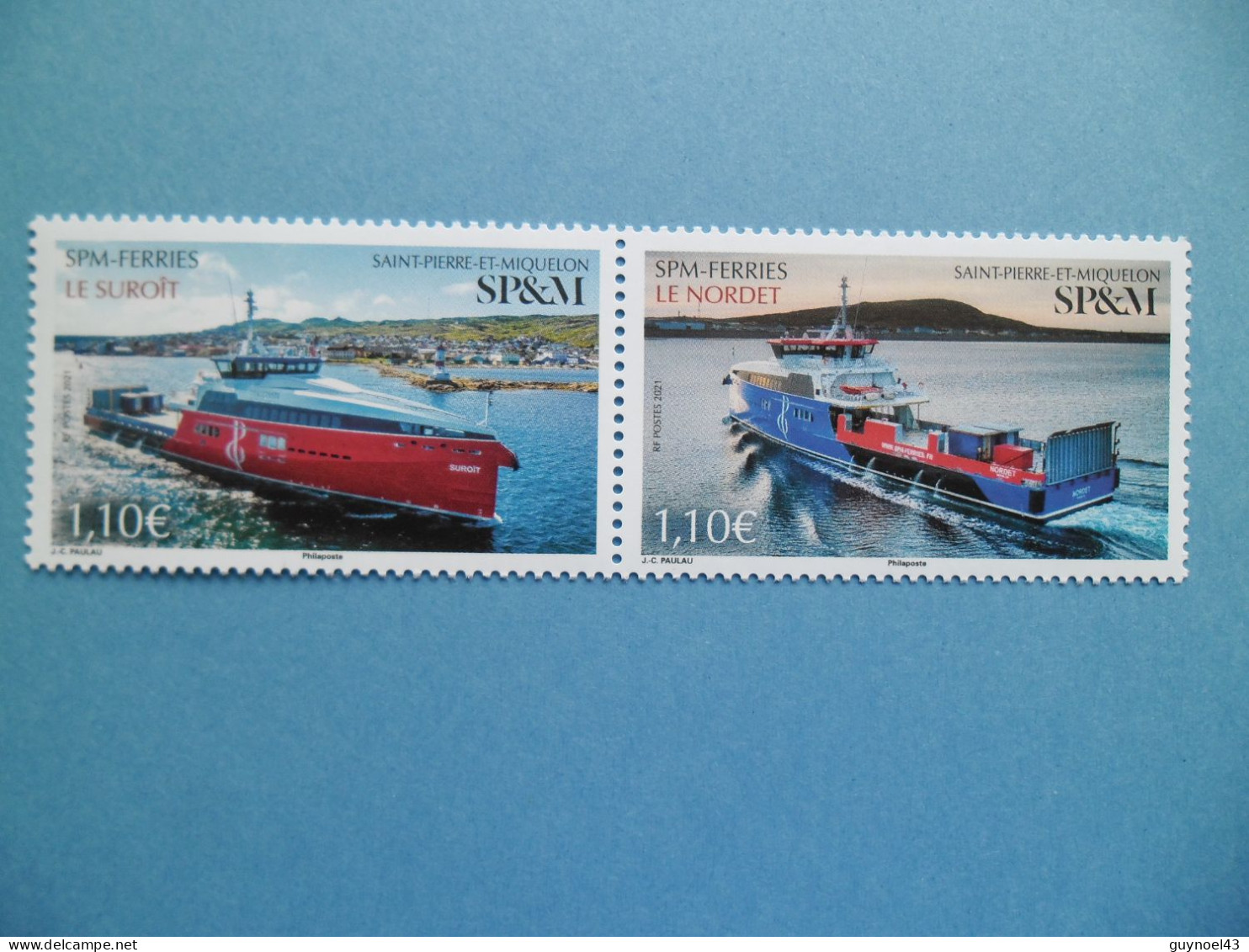 SPM 2021 Y/T 1272/73  " Ferries " Neuf*** - Unused Stamps