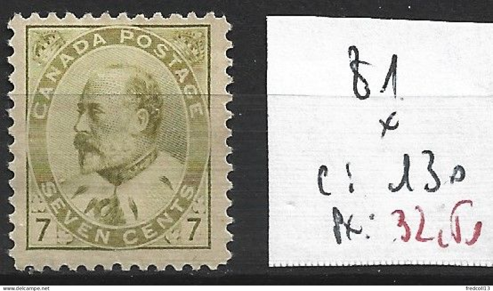 CANADA 81 * Côte 130 € - Unused Stamps