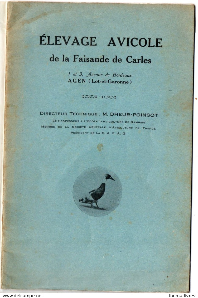 Agen (47) élevage Avicole De La Faisande De CARLES (PPP45842) - Aquitaine