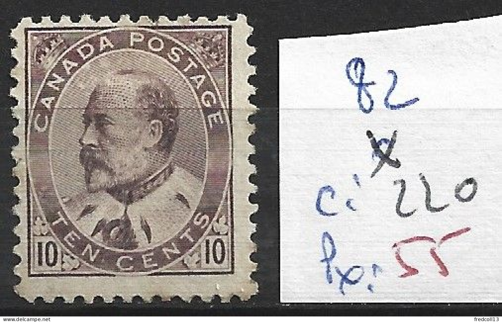 CANADA 82 * Côte 220 € - Unused Stamps