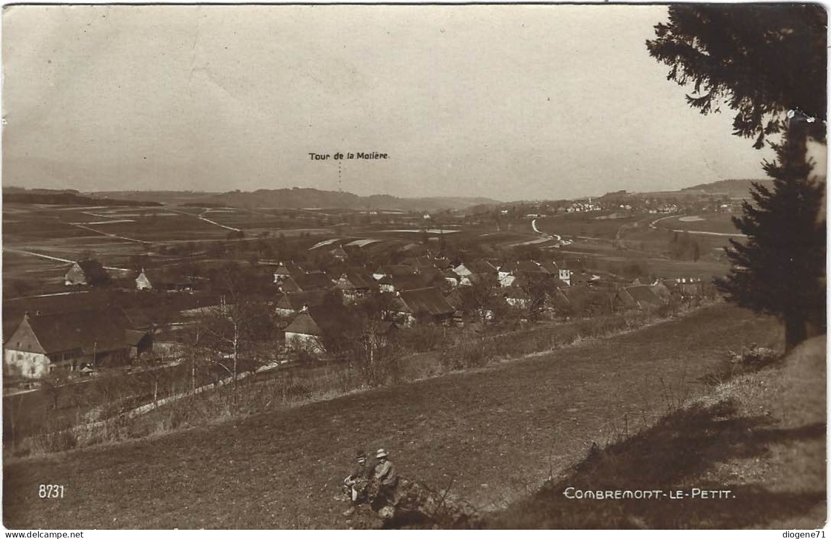 Combremont-le-Petit 1922 Animée Valbroye Broye Tour De La Molière Rare - Combremont-le-Petit