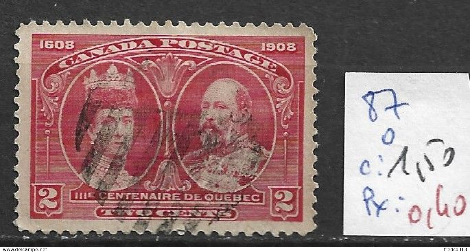 CANADA 87 Oblitéré Côte 1.50 € - Used Stamps