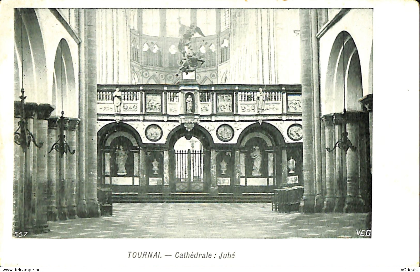 Belgique - Hainaut - Tournai - Cathédrale - Jubé - Tournai