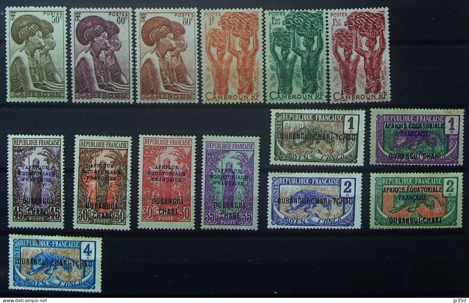 Lot De 39 Timbres FRANCE Colonies Avant 1950 - Ohne Zuordnung