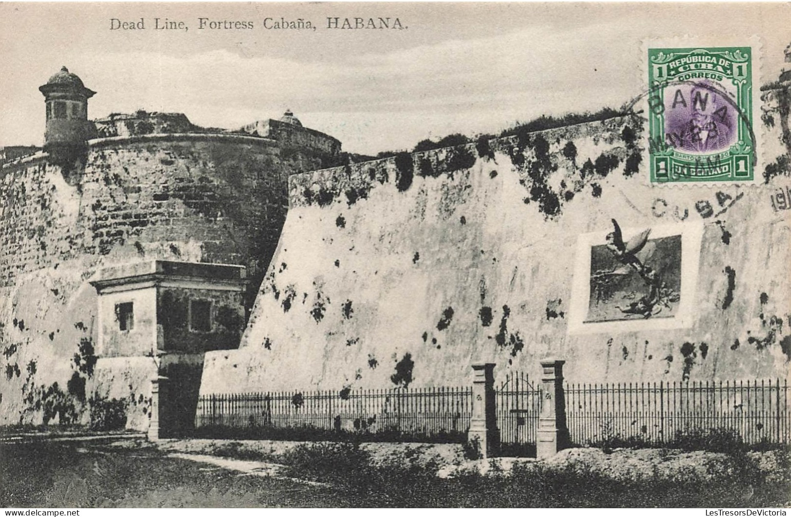 CUBA - Habana - Dead Line - Cabane Forteresse - Carte Postale Ancienne - Cuba