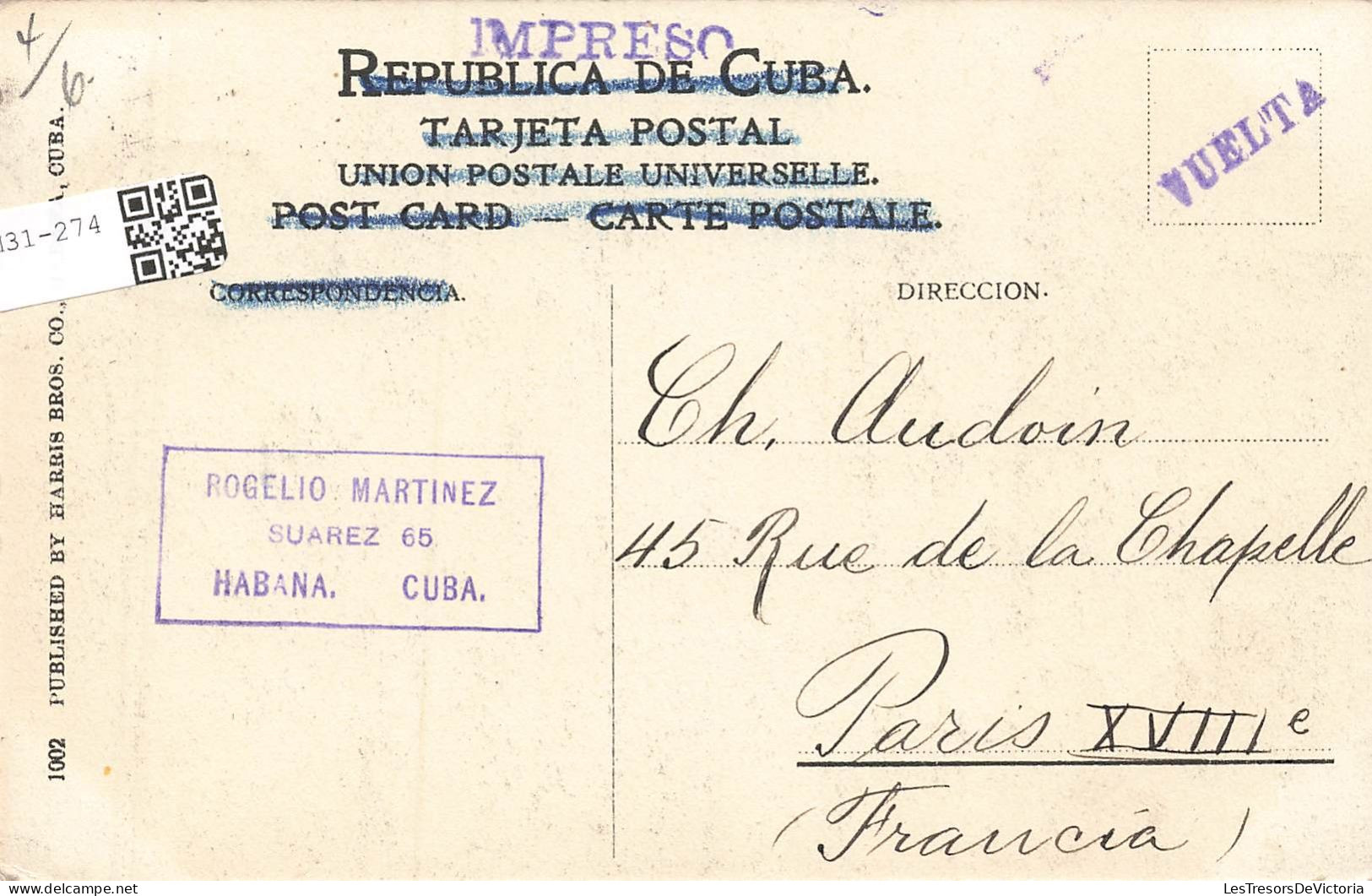 CUBA - Habana - Dead Line - Cabane Forteresse - Carte Postale Ancienne - Kuba