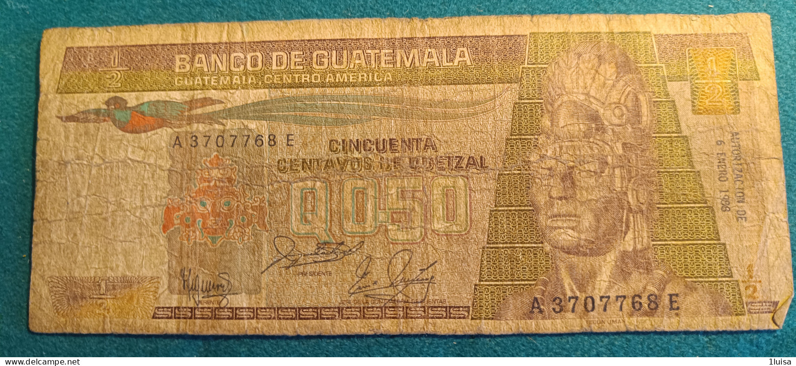 GUATEMALA 50 CENTAVOS 1996 - Guatemala