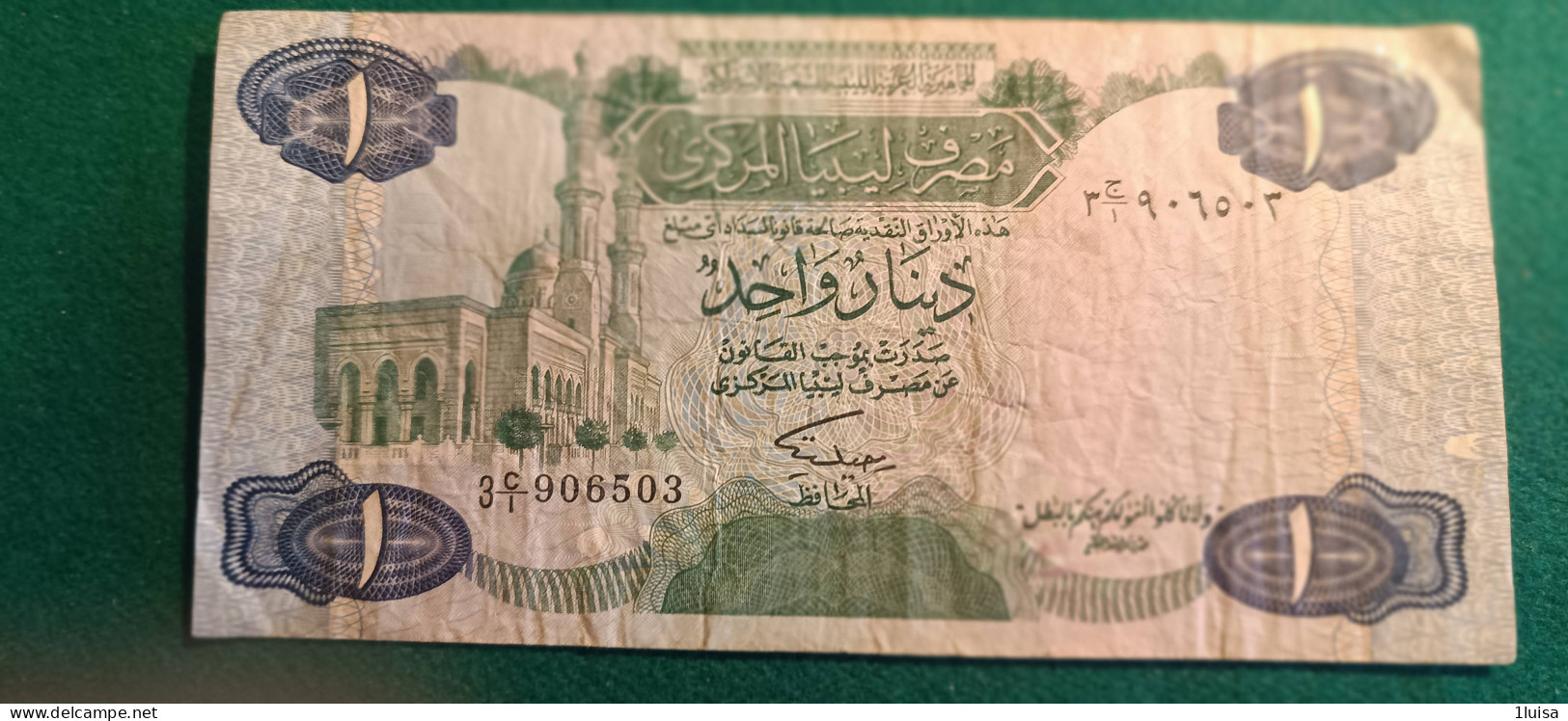 LIBIA 1 DINAR 1984 - Libië