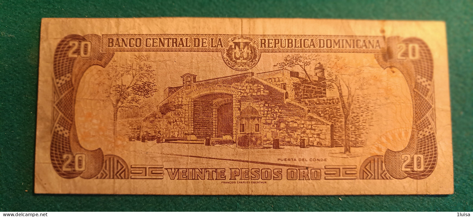 REPUBBLICA DOMENICANA 20 PESOS 1988 - República Dominicana