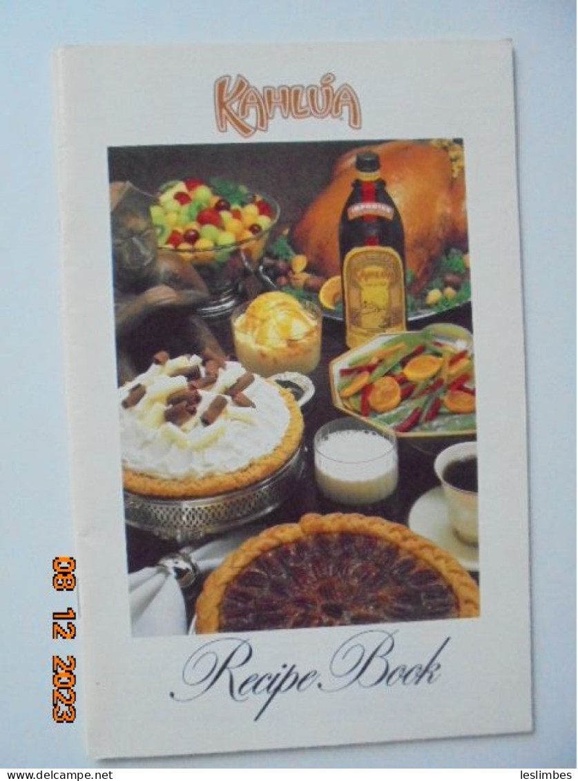 Kahlua Recipe Book - Maidstone Wine & Spirits Inc. 1986 - Noord-Amerikaans