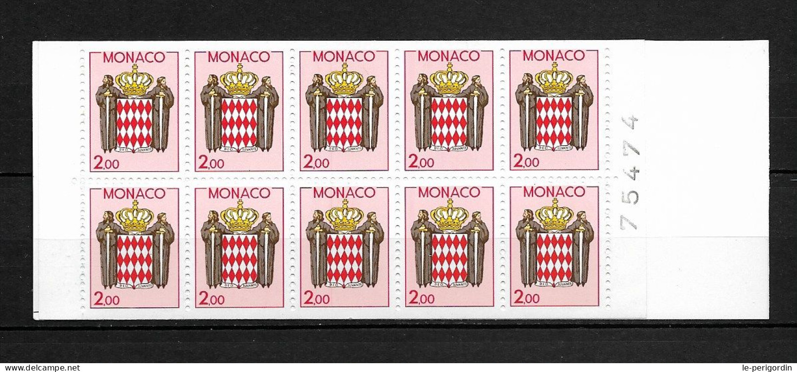 MONACO CARNET No 2 NEUF , ** , SANS CHARNIERE , TTB . - Postzegelboekjes