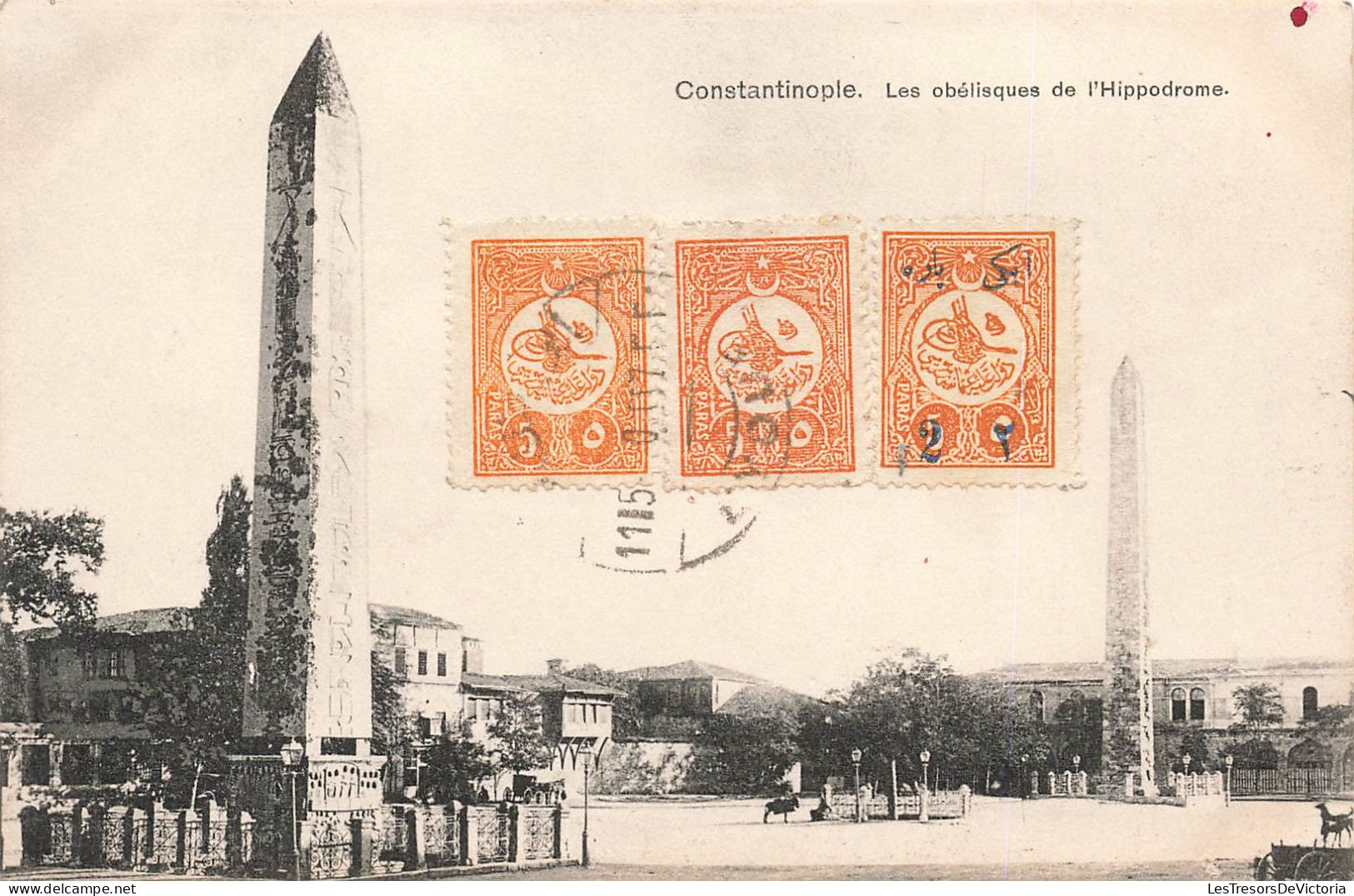 TURQUIE - Constantinople - Les Obélisques De L'Hippodrome - Carte Postale Ancienne - Turquia