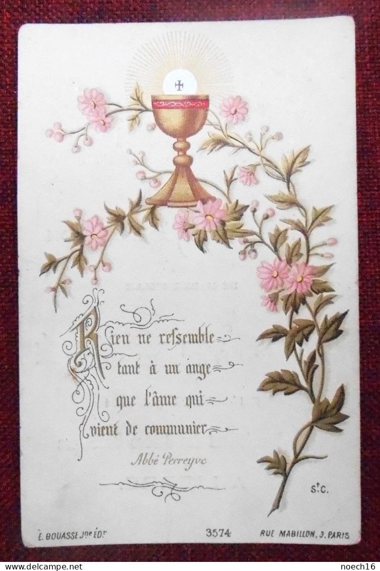 Souvenir 1ère Communion, 1891 Lierre, Pensionnat Des Soeurs Ursulines - Images Religieuses