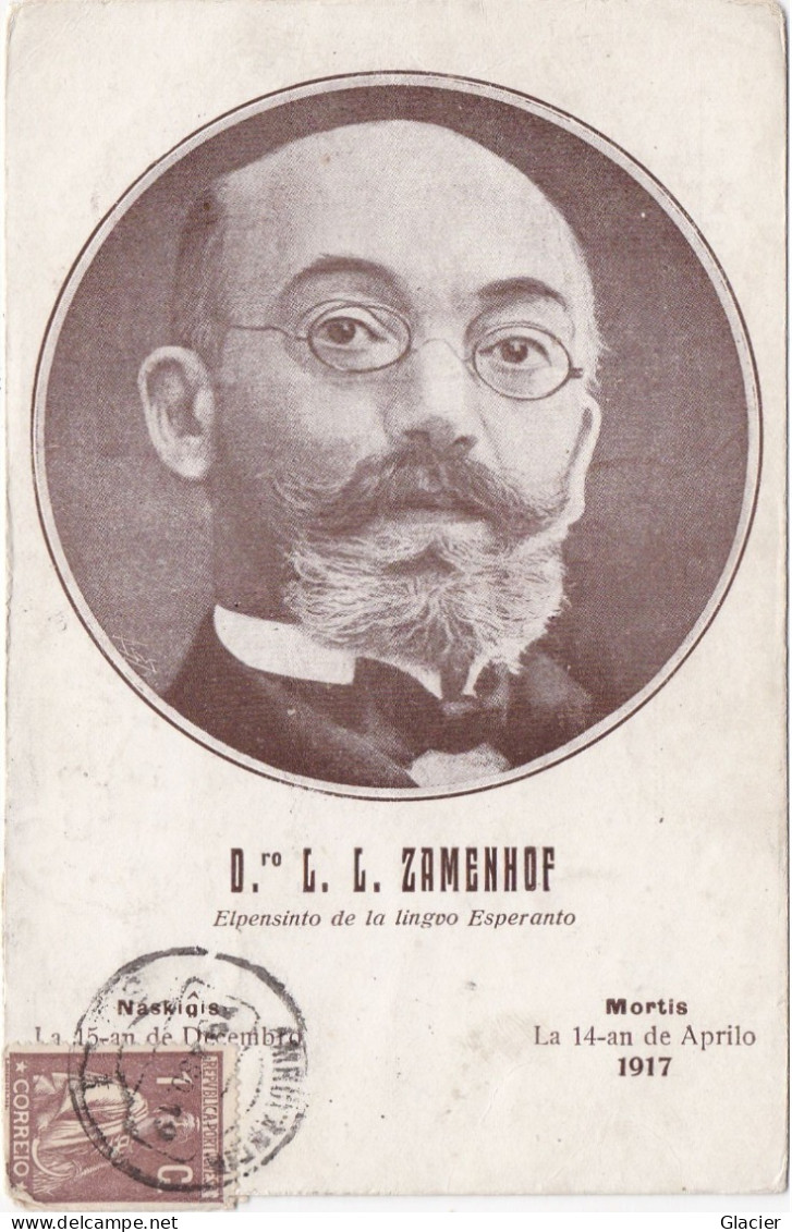 Ludwik Lejzer Zamenhof - Polen Białystok 1859 - Warchau 1917 - Jiddisch - Elpensinto De La Linguo Esperanto - Esperanto