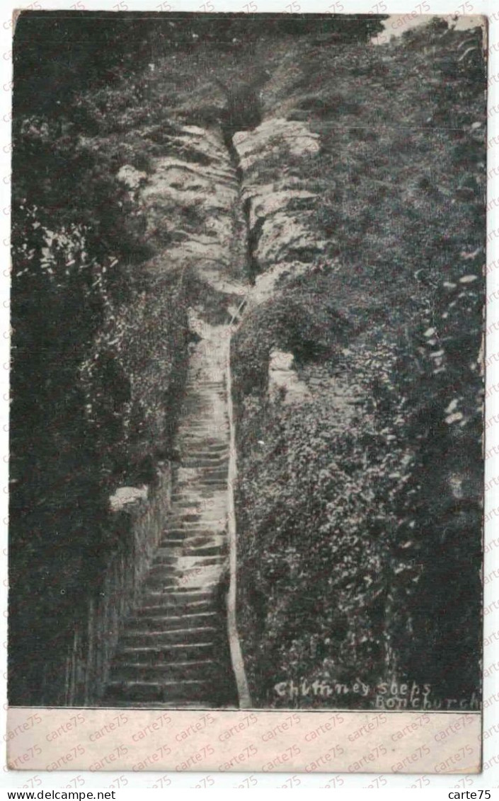 CPA Postcard Chimney Steps Bonchurch Isle Of Wight United Kindom Scotland - Ventnor