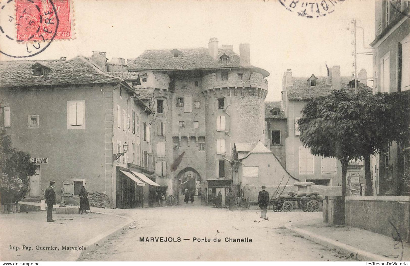 FRANCE - Marvejols - Porte De Chanelle - Carte Postale Ancienne - Marvejols