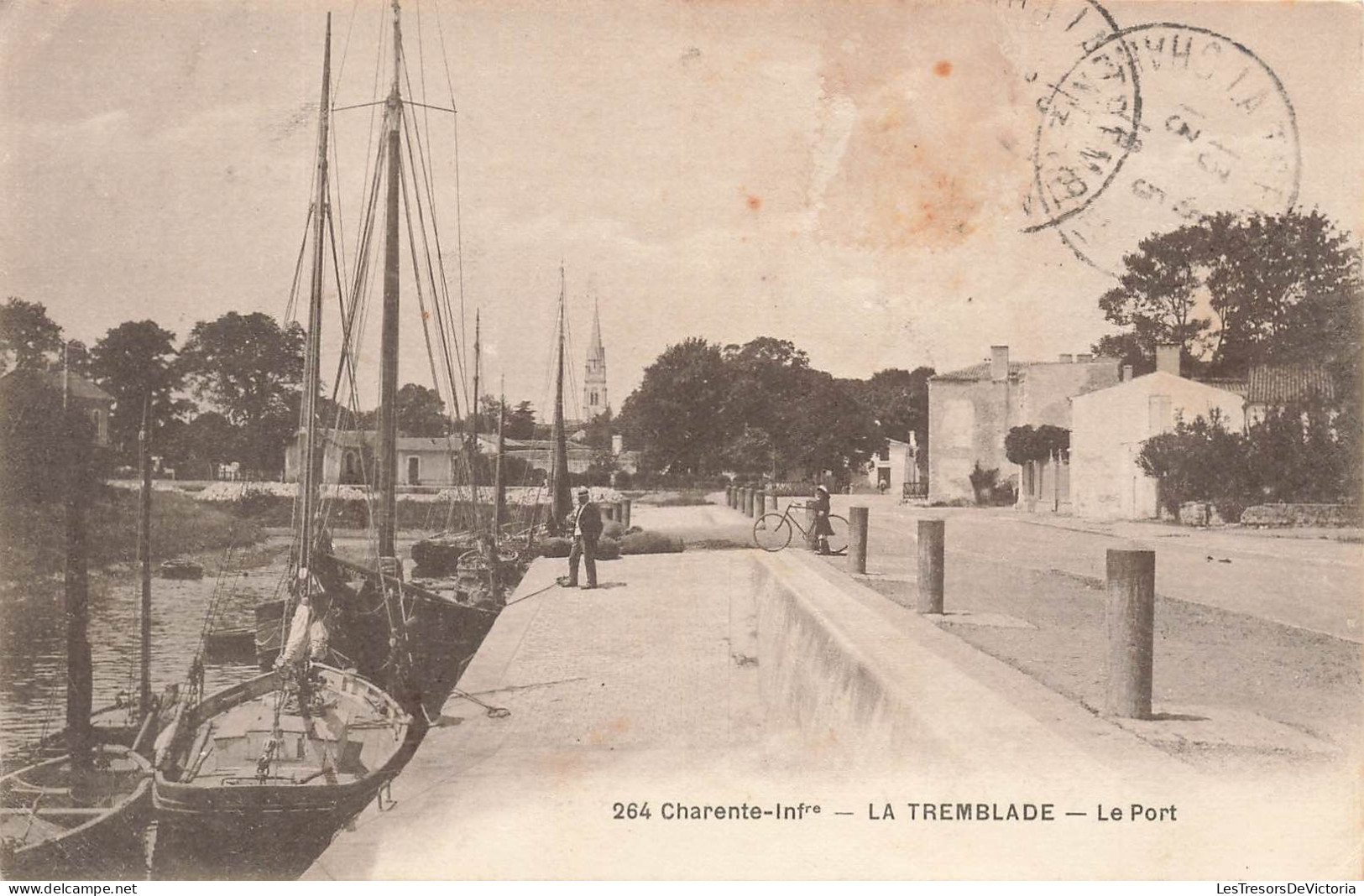 FRANCE - La Tremblade - Le Port - Carte Postale Ancienne - La Tremblade