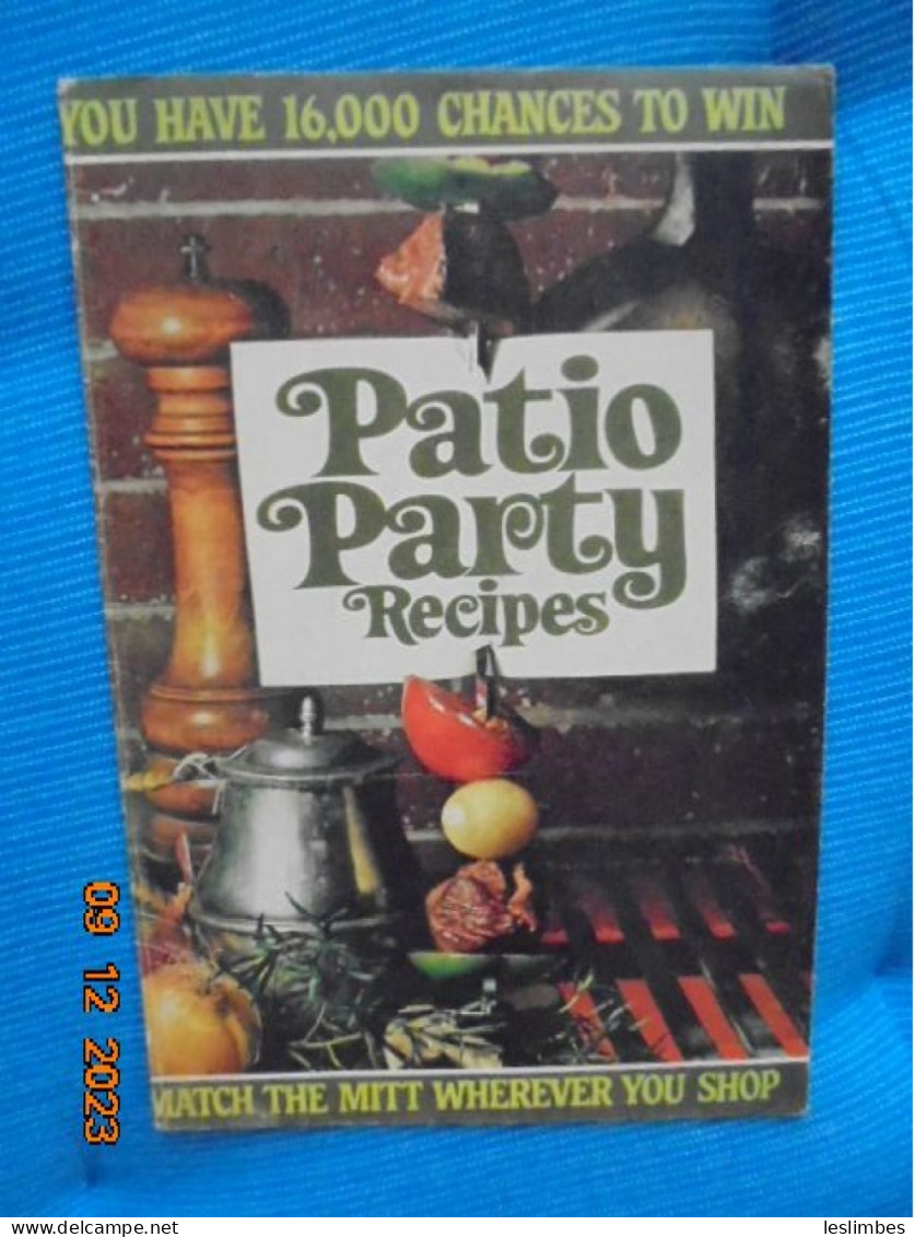 Patio Party Recipes 1968 - American (US)