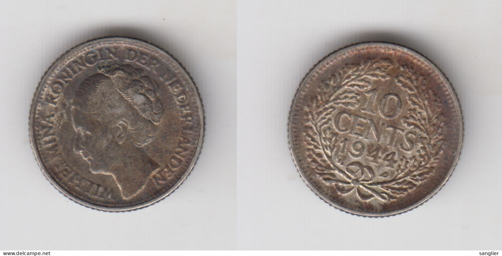 10 CENTS 1944 P (ARGENT) - 10 Centavos