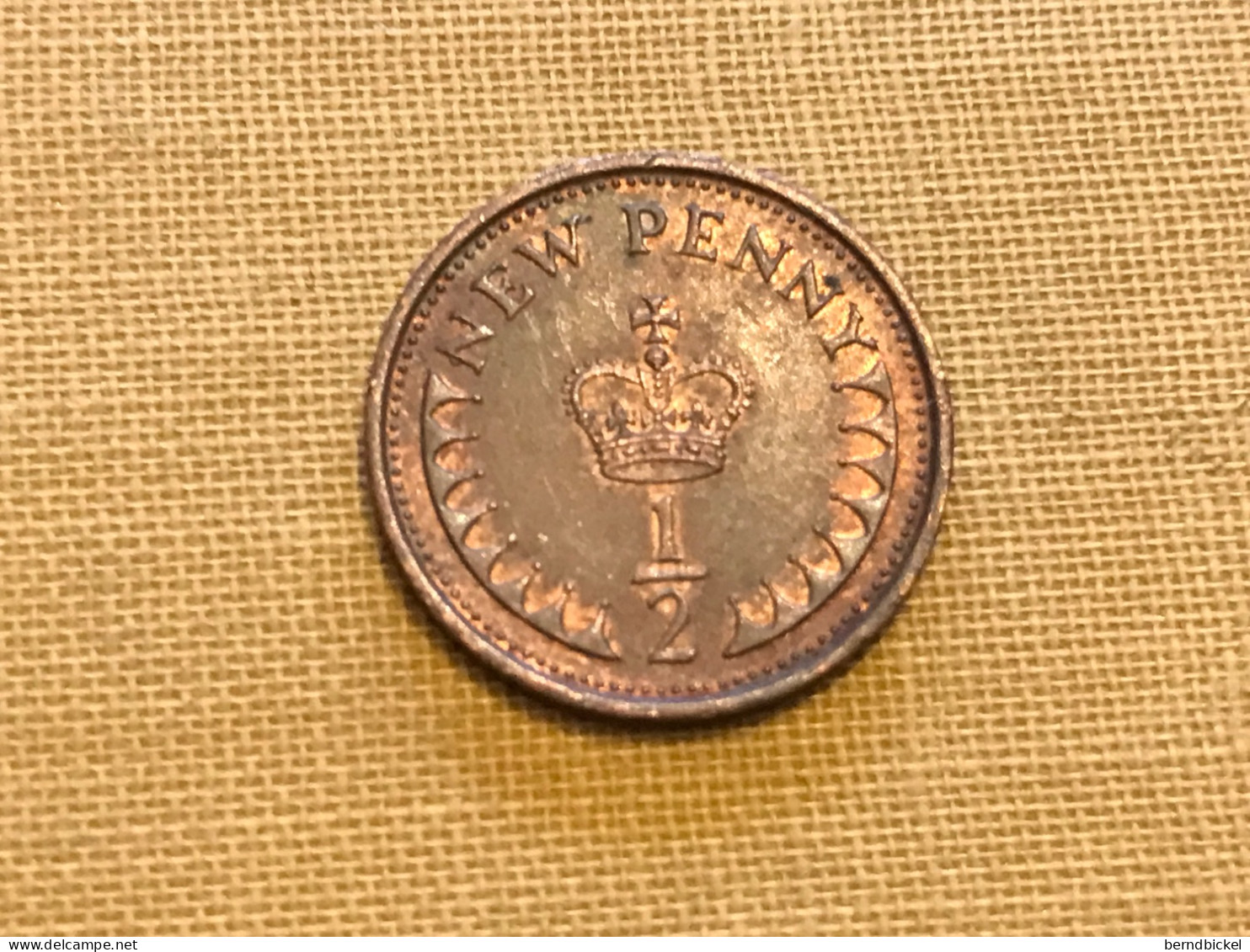Münze Münzen Umlaufmünze Großbritannien 1/2 Penny 1979 - 1/2 Penny & 1/2 New Penny