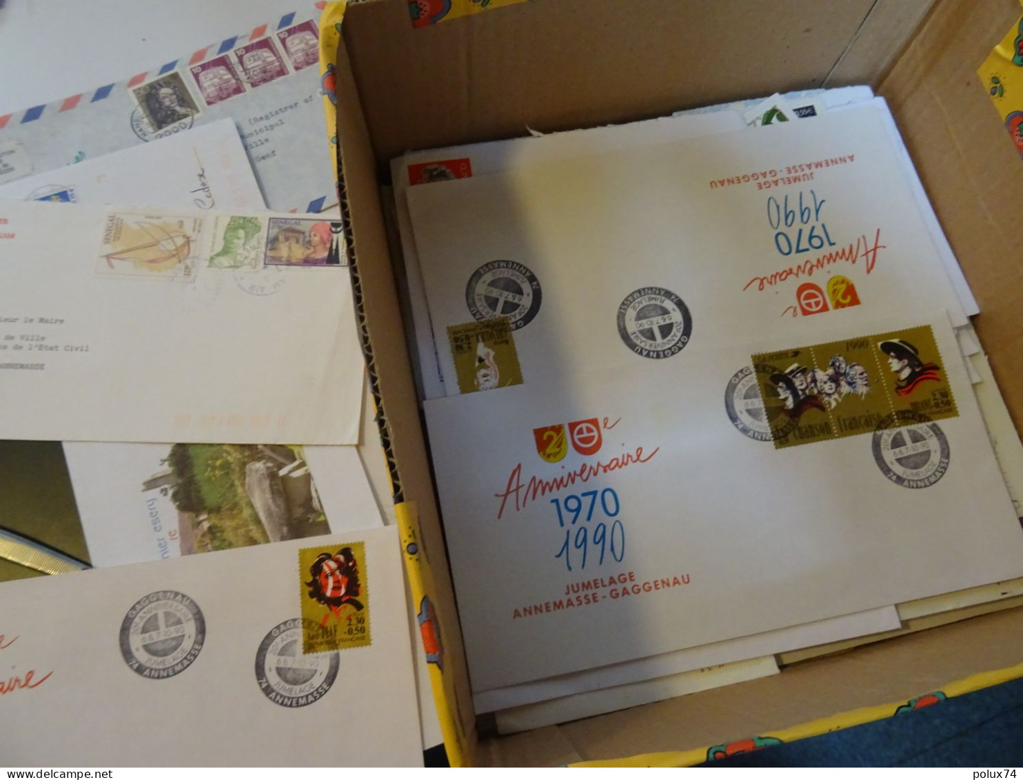 LOT De Lettres + De 300 Pour Les Archives  GENEVE Et Autres ANNEMASSE - Mezclas (max 999 Sellos)