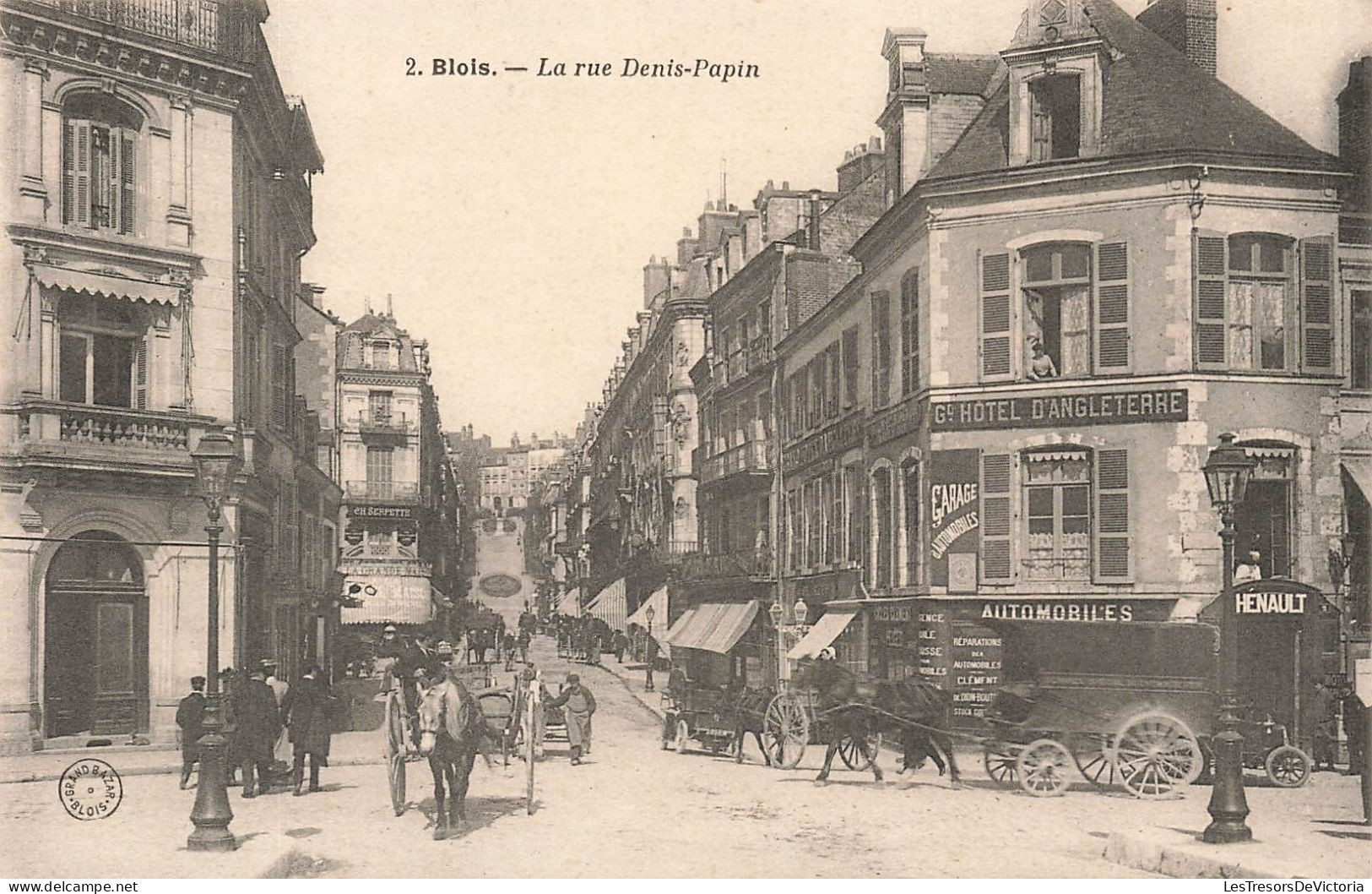 FRANCE - Blois - La Rue Denis-Papin - Carte Postale Ancienne - Blois