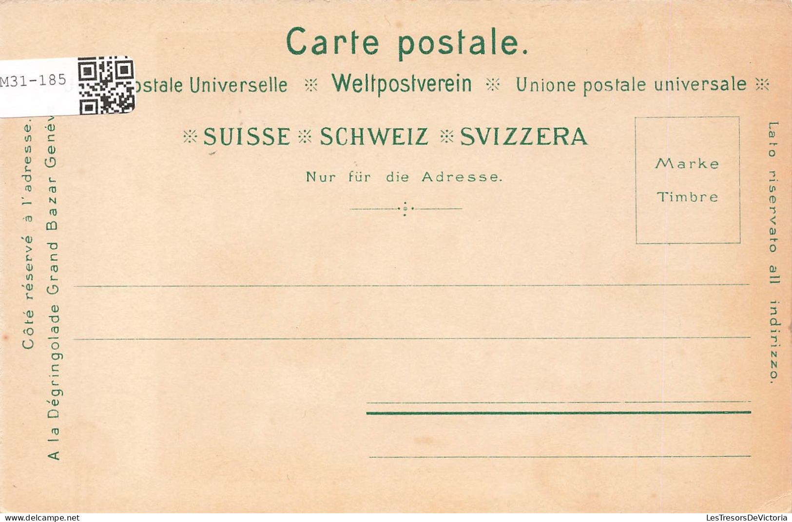 FOLKLORE - Suisse - Costume - Appenzellertrachten - Couple En Costume Traditionnel - Colorisé - Carte Postale Ancienne - Trachten