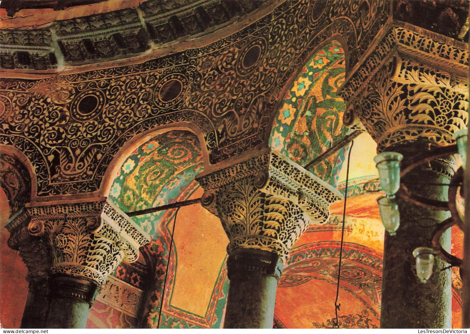 TURQUIE -  Musée Sainte-Sophie, Décoration Des Arcs- Colorisé - Carte Postale - Türkei