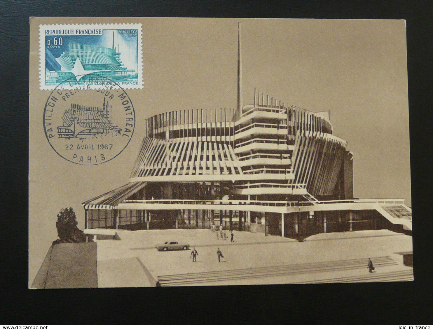 Carte Maximum Card Exposition Universelle Montreal 1967 - 1967 – Montréal (Canada)