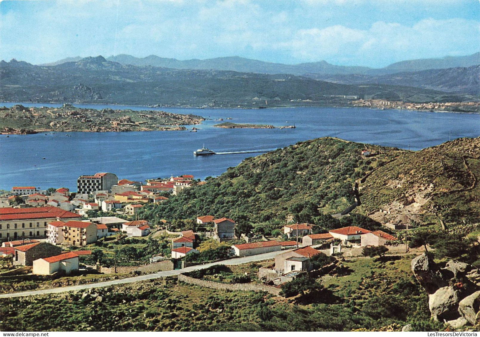 ITALIE - Sassari - La Maddalena - Vue Panoramique Avec Palau - Colorisé - Carte Postale - Sassari