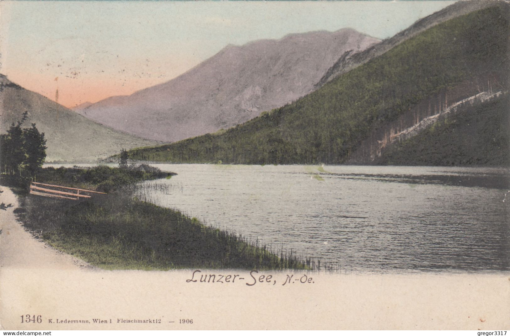 E165) LUNZ Am See - LUNZERSEE - Tolle Alte Colorierte AK - 1906 - Lunz Am See